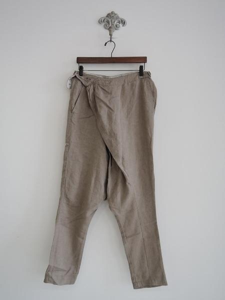 キャピタル KAPITAL *リネンテーパードパンツ3*リンネル0915