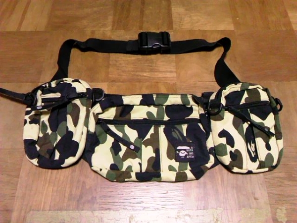 APE 三連 ウエスト バッグ ポーチ NIGO