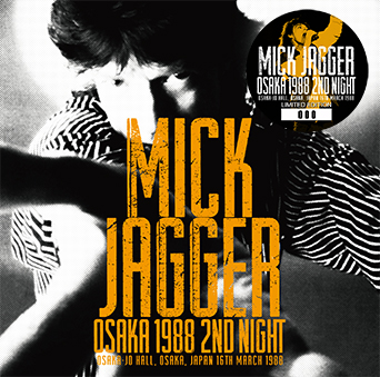 MICK JAGGER /OSAKA 1988【CD4日分】 MICK JAGGER ／ OSAKA 1988 2ND NIGHT （2CD + 1DVD）