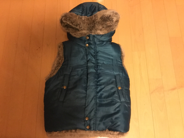 x-girl☆リバーシブルダウンベストボア