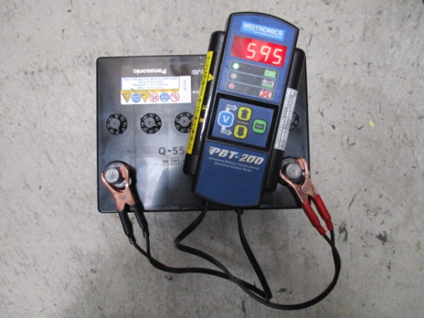 ▼93 Panasonic アイドリングストップ車 再生バッテリー Q-55