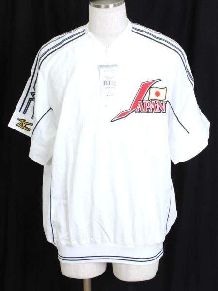 ☆レア 新品 mizuno PRO ミズノ ハーフジップジャン 白 L 【公式通販】