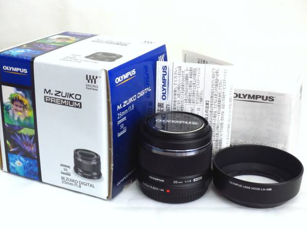 ≪超美品!!≫M.ZUIKO DIGITAL 25mm F1.8 ブラック 付属品完備