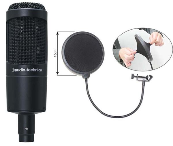 s12235 AUDIO-TECHNICA AT2035 ポップガード付き