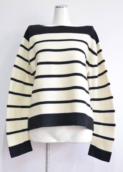 14aw Drawer ドゥロワー ミラノボーダーセーター R2-152769 