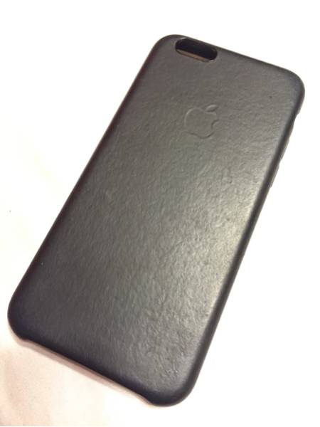 Apple 純正 レザーケース ブラック