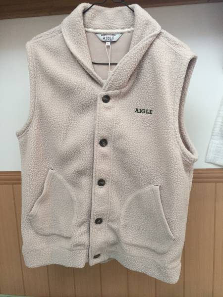 新品 AIGLE ベスト フリース メンズ L 11000円
