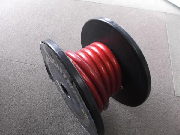 ＬＩＧＨＴＮＩＮＧ　ＡＵＤＩＯパワーケーブル１／０赤☆３ｍ