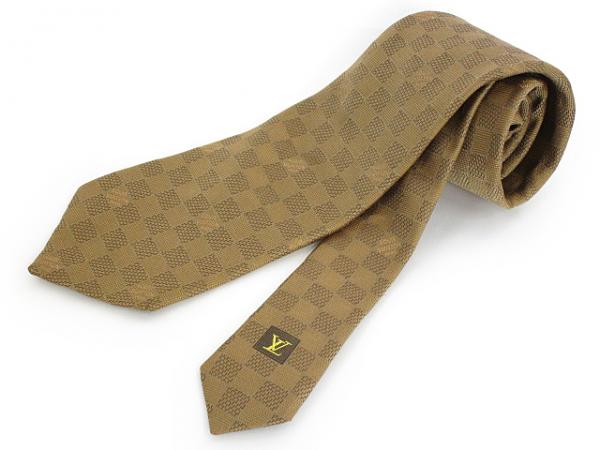 セレクトアイテム ルイヴィトン LOUIS VUITTON ダミエ ネクタイ シルク