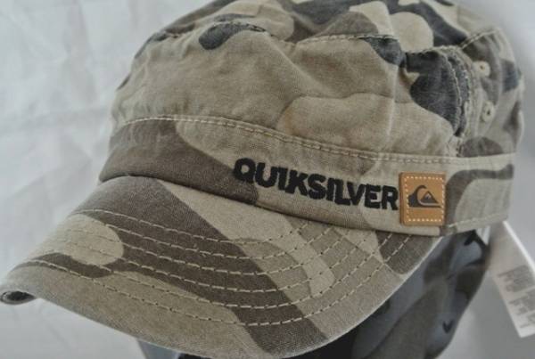 新品●QUIKSILVER クイックシルバー/ワークキャップ/迷彩/正規品