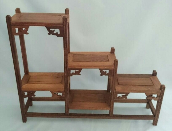 【新品未使用】 珍品台 花台 飾り棚 盆栽台 2