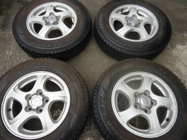 ◆パジェロミニ◆純正◆175/80R15◆ENKEI◆バリ溝9mm!