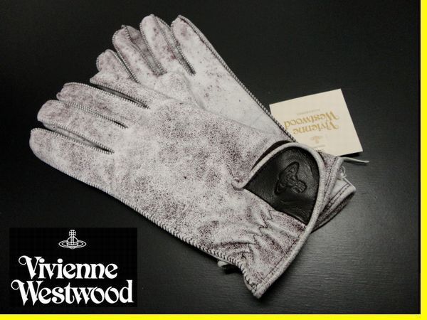★ヴィヴィアンウエストウッド 正規新品 本革レザー手袋グローブ