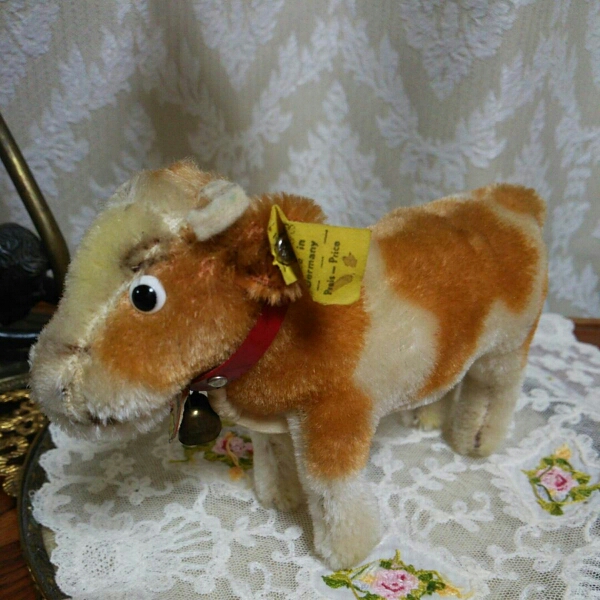 シュタイフ ヴィンテージ 牛 Bessy 完品 ALLID 美品