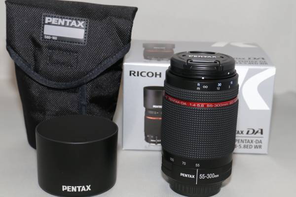 実質新品処分HD PENTAX-DA 55-300mmF4-5.8ED WR 保証残多