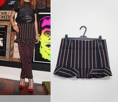 TOGA PULLA 2014AW ストライプペプラムスカート