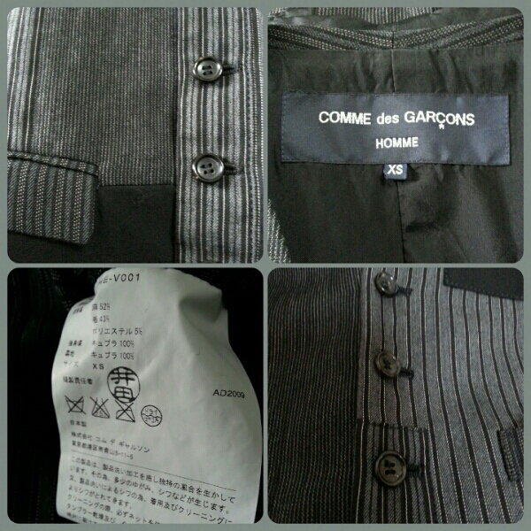 COMME des GARCONS HOMME ギャルソン オム 切り替えパッチワーク