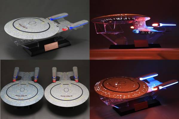 アオシマ製 スタートレック USSエンタープライズ NCC-1701D - メルカリ