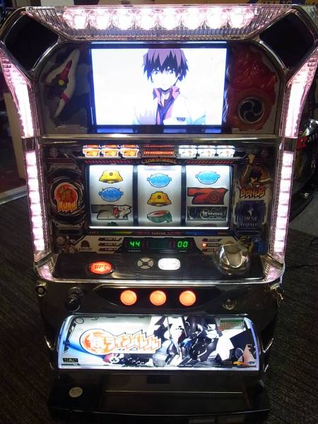 パチスロ 実機 鉄のラインバレル コイン不要機 フルセット