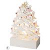 送料無料☆クリスマス♪LEDホワイトウッドデコライト☆切手可_1