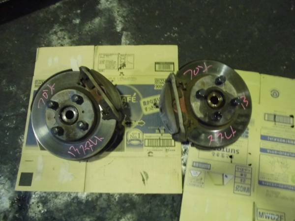 13 スターレット EP82改 フロントローターキャリパーナックル