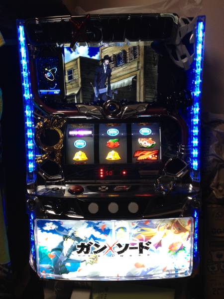 ガンソード　不要機付き　パチスロ　実機 中古】 ガンソード コイン不要機付き【パチスロ実機】 igai 【公式通販】