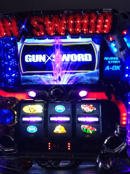 中古】 ガンソード コイン不要機付き【パチスロ実機】 igai 【公式通販】