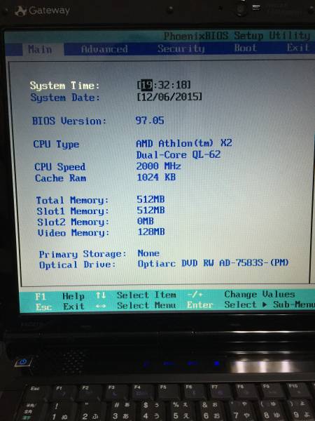 ◆◇Gateway M-2422j　VISTA　ジャンク◇◆_3