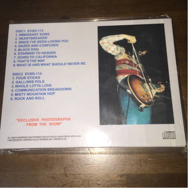 ☆EMPRESS VALLEY！LED ZEPPELIN/IN CONCERT IN COPENHAGEN/1971