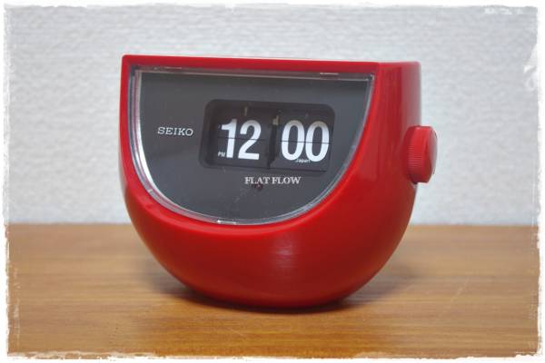 70's SEIKO レトロなパタパタ時計 スペースエイジ 昭和レトロ 【公式通販】
