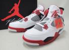新品 '12 NIKE AIR JORDAN 4 RETRO 白/赤/黒 US10.5 11DS9