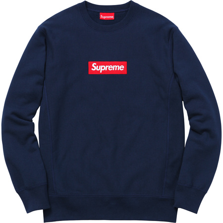 Supreme Box Logo Crewneck Navy 国内正規品 M シュプリーム