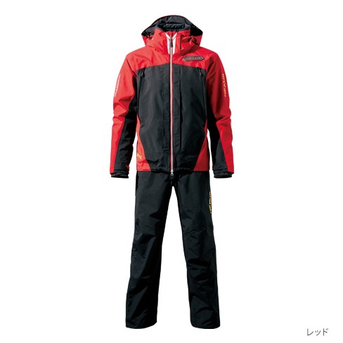 50％OFF】 RT-114M GORE-TEX プロテクティブスーツ 赤XL 新品 シマノ