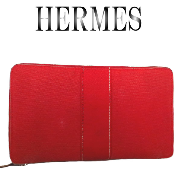 HERMES エルメス フールトゥ ラウンドファスナー長財布 ファッション