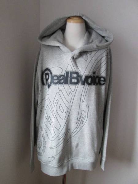 新品■RealBvoice■リアルビーボイス 裏起毛パーカ【L】グレ2055