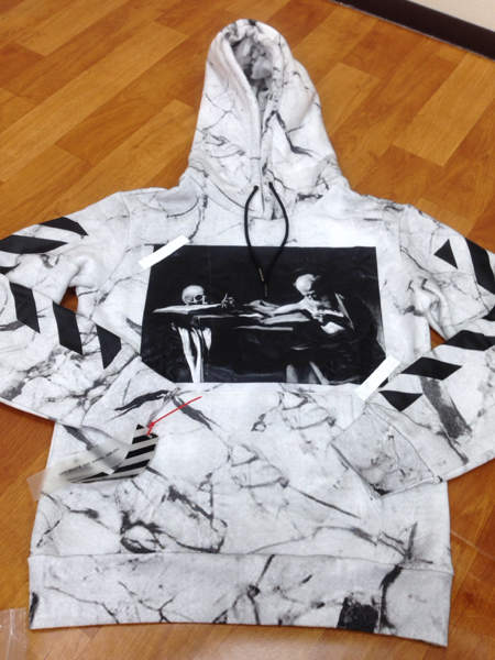 OFF WHITE オフホワイト プルオーバーパーカー M