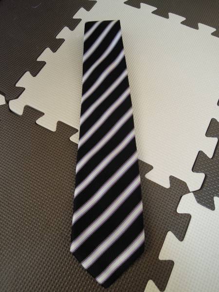 超美品☆バーバリーブラックレーベル ストライプネクタイ①☆