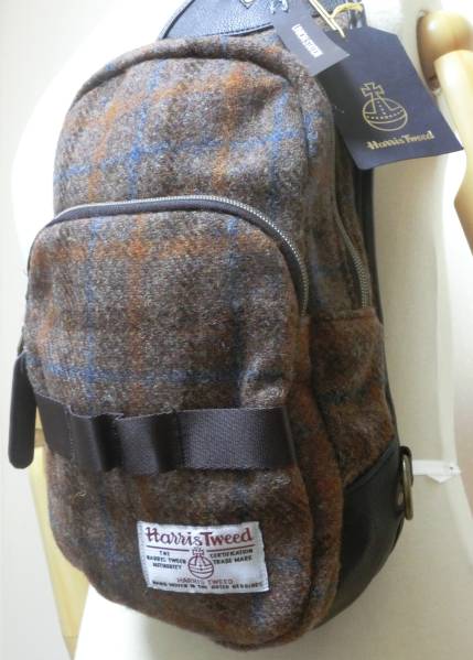 メンズビギ購入 ハリスツィード ワンショルダーバッグ