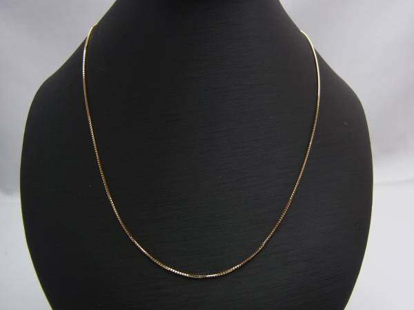 K18 ベネチアンチェーン 45cm チェーン ベネチアン ネックレス(18k、18 
