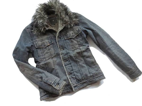 ディファレンス ルパート ファー ボア デニムジャケット Gジャン