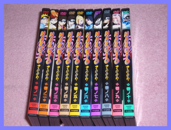 DVD NARUTO -ナルト- 5th Stage 2007 全10巻 初回限定版 ,全巻に