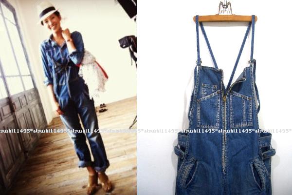 アパルトモン取扱ジョンブルJohnbullデニム フレンチサロペットS