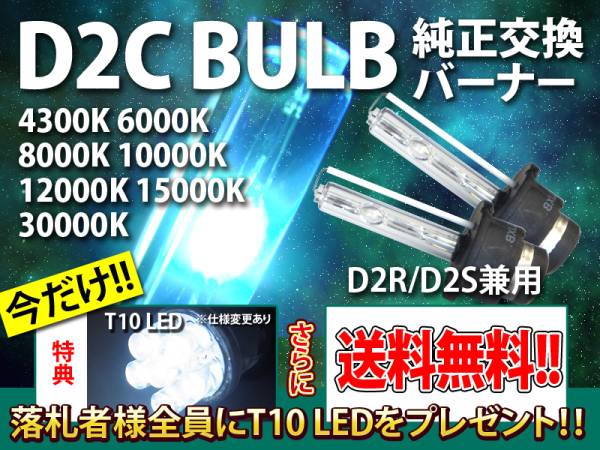 ■セレナ前期★C25★D2R★70W HIDバルブ★T10★送料無料■