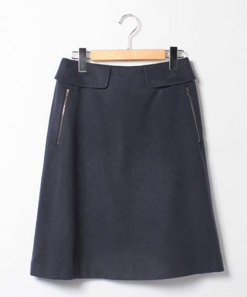 昨季美品DESPRESデプレウールカシミヤＡラインスカート