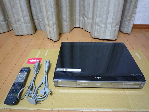 シャープ ブルーレイディスクレコーダー BD-AV1-B ☆シャープ