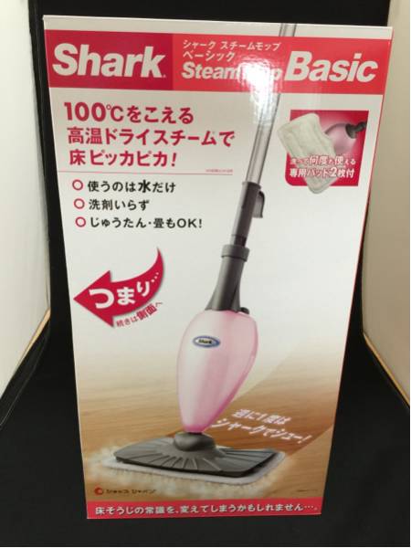 新品】 シャーク スチームモップ ベーシック ピンク ショップジャパン