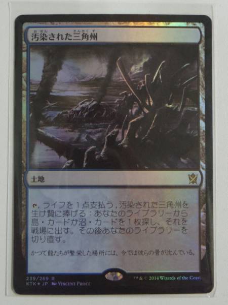 Foil《汚染された三角州⁄Polluted 土地R | Foil(438)□旧枠□《汚染