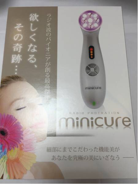 ☆新品 minicure ミニキュア 美顔器LEDラジオフォトレーション☆ 美顔