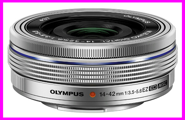 新品 保証付 M.ZUIKO DIGITAL ED 14-42mm F3.5-5.6 EZ シルバー OM