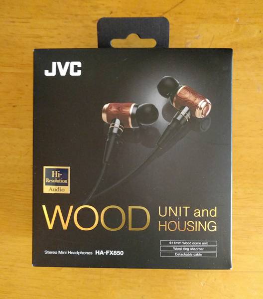 JVC HA-FX850 ウッド イヤホン ハイレゾ対応 アクセサリー JVC HA